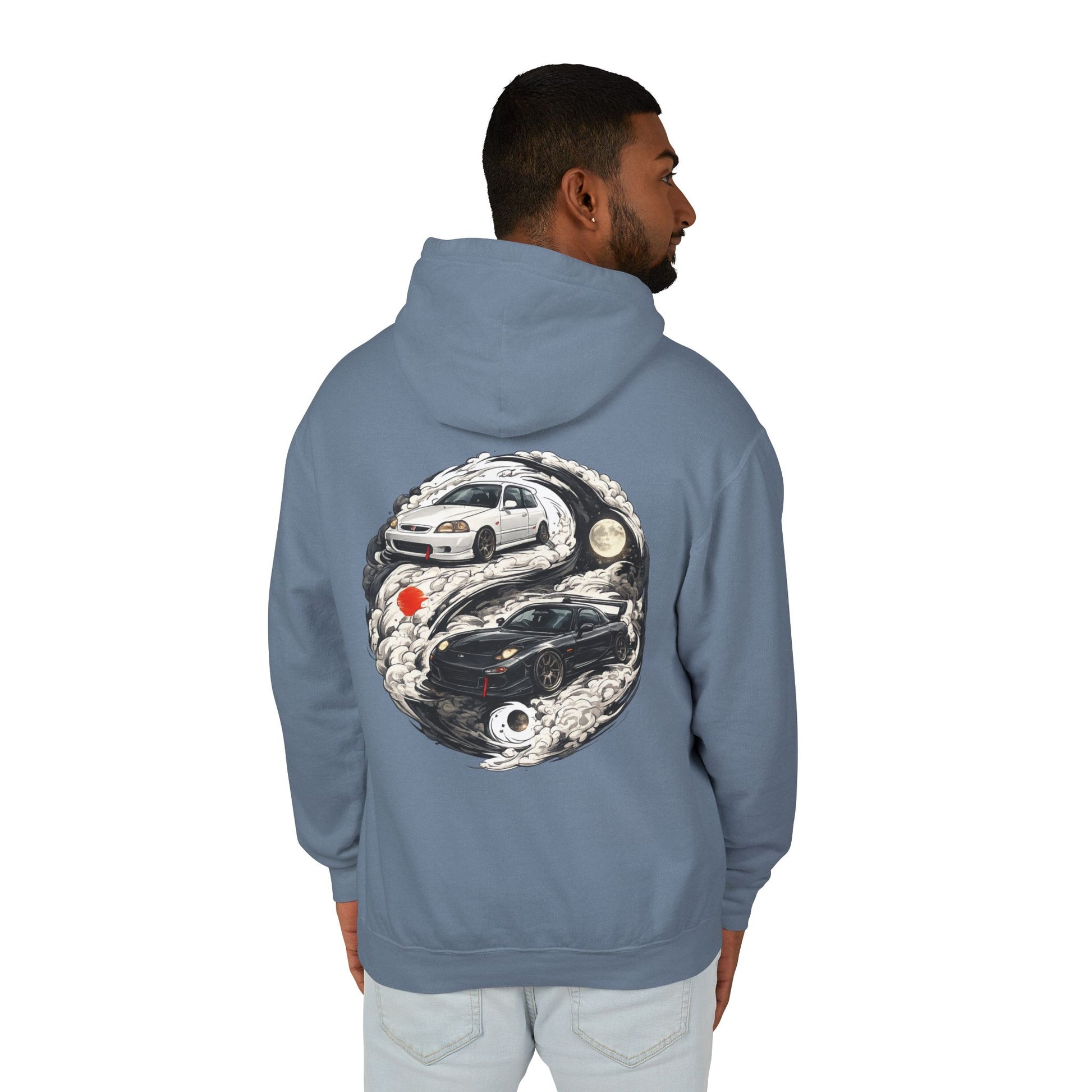 "Yin Yang" Hoodie 対極の走り
