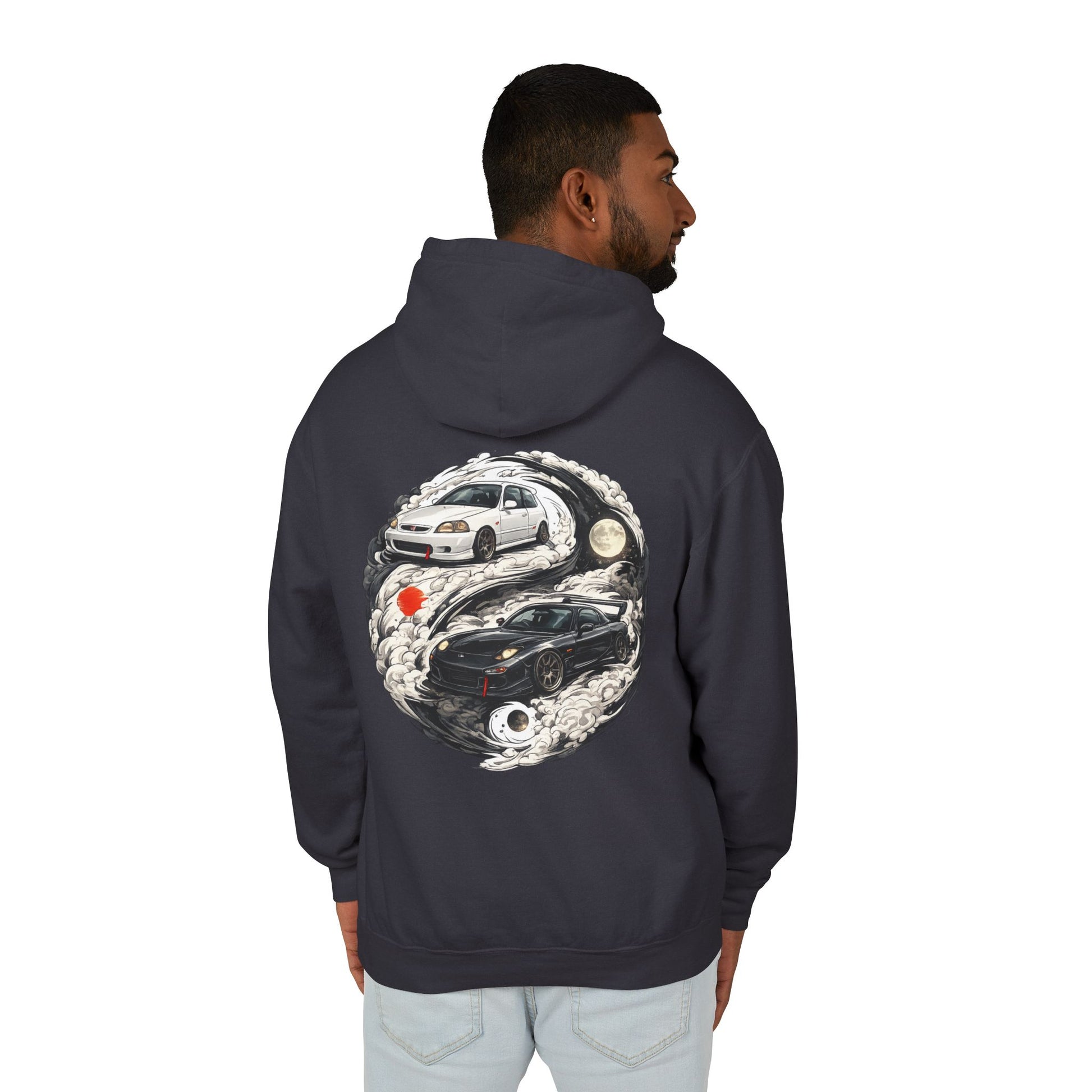 "Yin Yang" Hoodie 対極の走り
