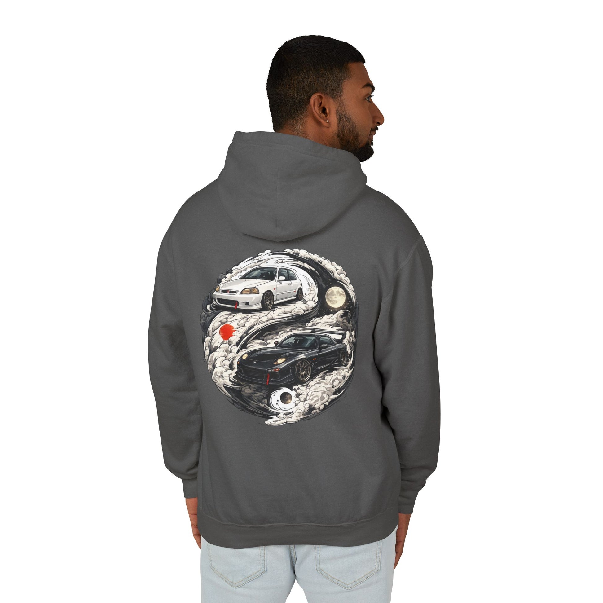 "Yin Yang" Hoodie 対極の走り
