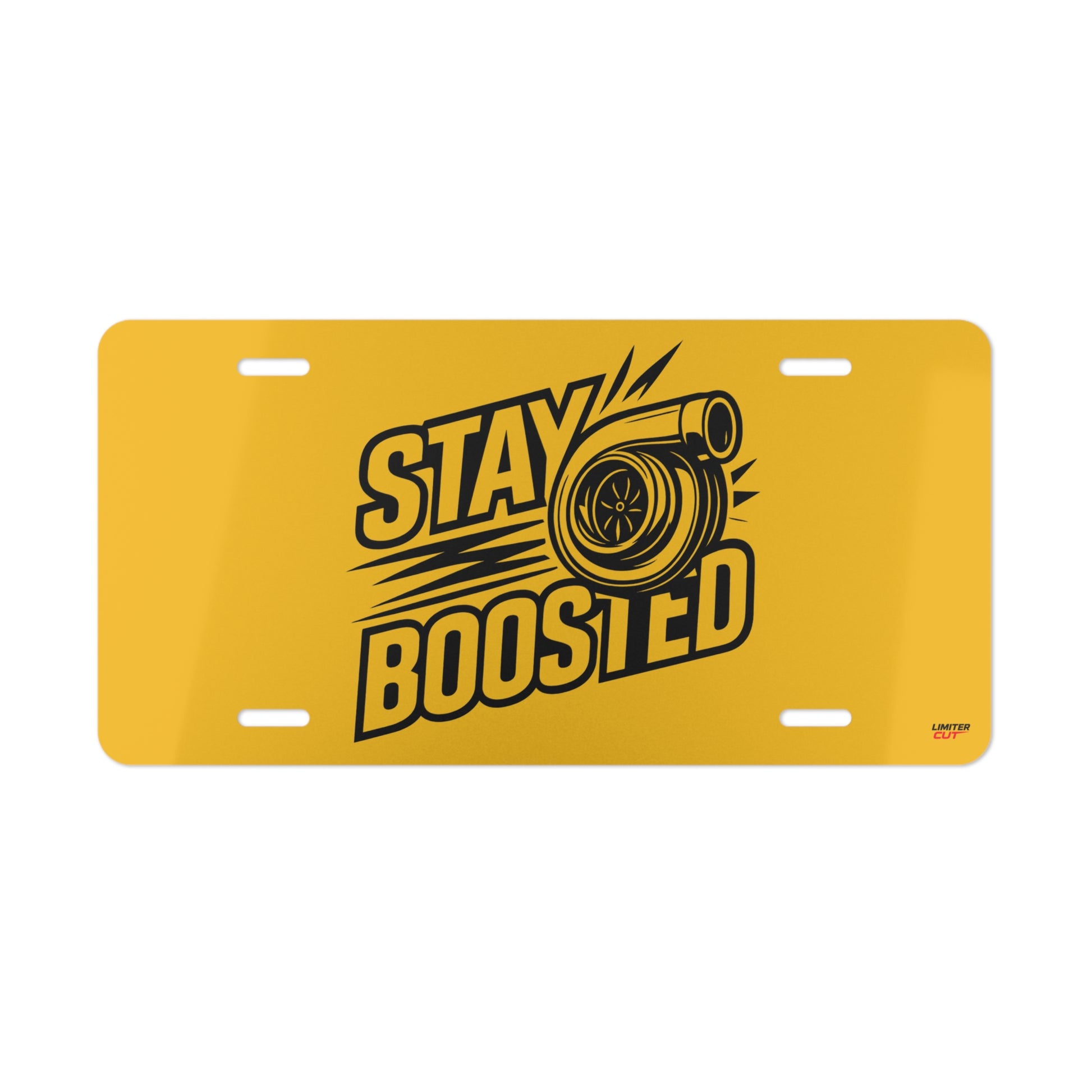 Stay Boosted Vanity Plate
